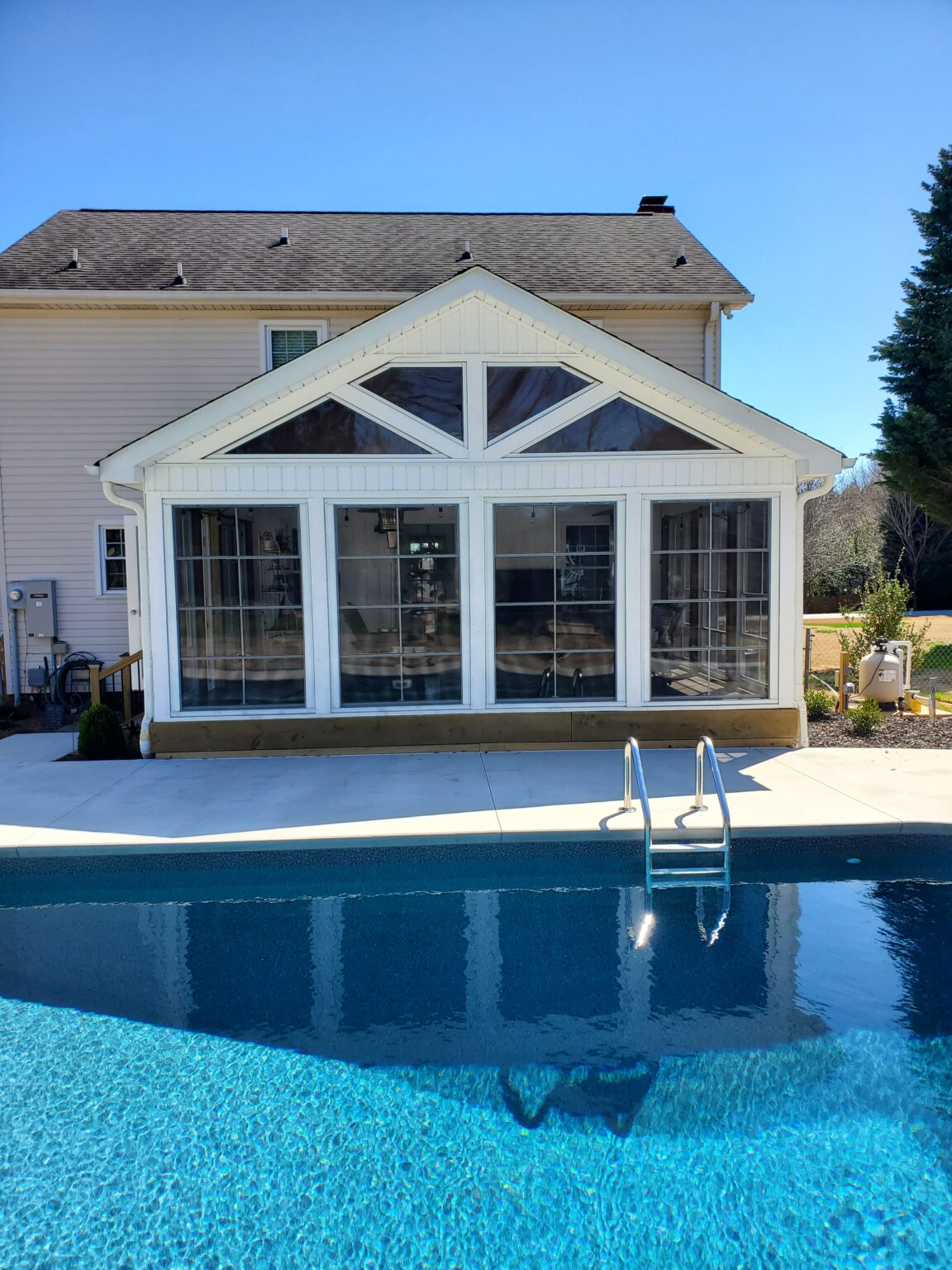 three-season room in upstate sc built by southern comfort exteriors